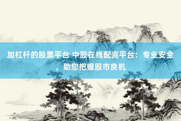加杠杆的股票平台 中股在线配资平台：专业安全，助您把握股市良机